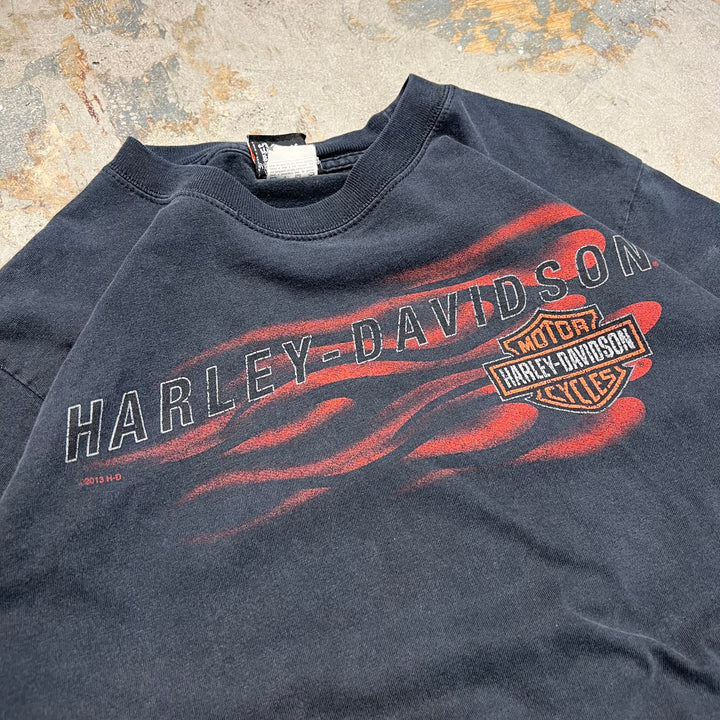 중고 의류 Harley-Davidson / Harley Davidson / Halifax, Nova Scotia, Canada / Privateer Captain / Printed T-Shirt / Size S