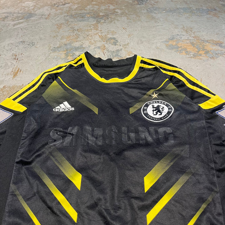 #4477 古着 Adidas/アディダス/CHELSEA/チェルシー/Football/フットボール Tee/サイズM相当