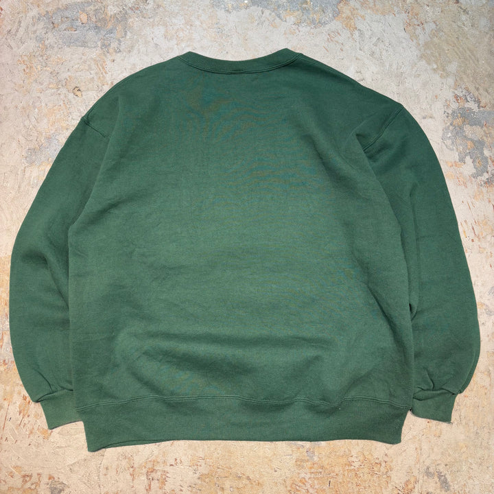 미국 80 년대에서 만든 중고 의류 ~ Russell Athletic/Russell Athletic/Green Bay Packers/NFL/Crew Neck Neck Sweatshirt/Size L
