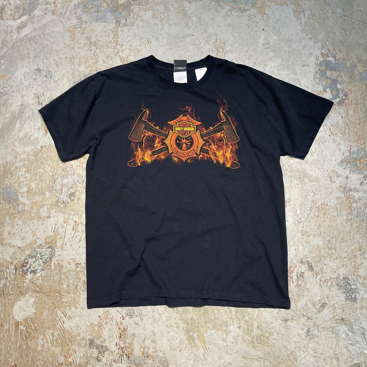 빈티지 의류 Harley-Davidson/Virginia Beach/Printed T-Shirt/Size XL