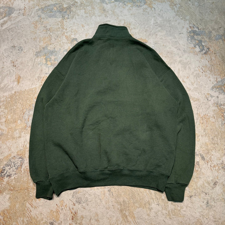 旧衣服美国制造80's~ RUSSELLATHLETIC/ RUSSELLATHLETIC/半拉链运动裤/纯色/尺寸XL