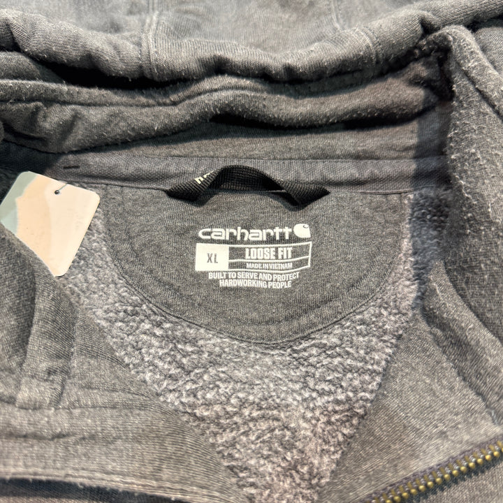 古着 carhartt/カーハート/ハーフジップスウェット/サイズXL