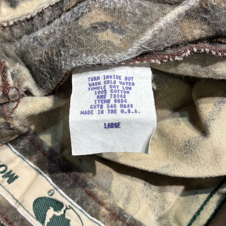 #4218 古着 MOSSY OAK/Chamois cross real tree work Pants/シャモアクロスリアルツリーワークパンツ/リアルツリー柄/サイズL