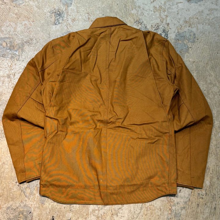 중고 의류 Carhartt/ Carhartt/ Ridge 재킷 재킷/ 오리 직물/ 회사 로고/ 사이즈 S