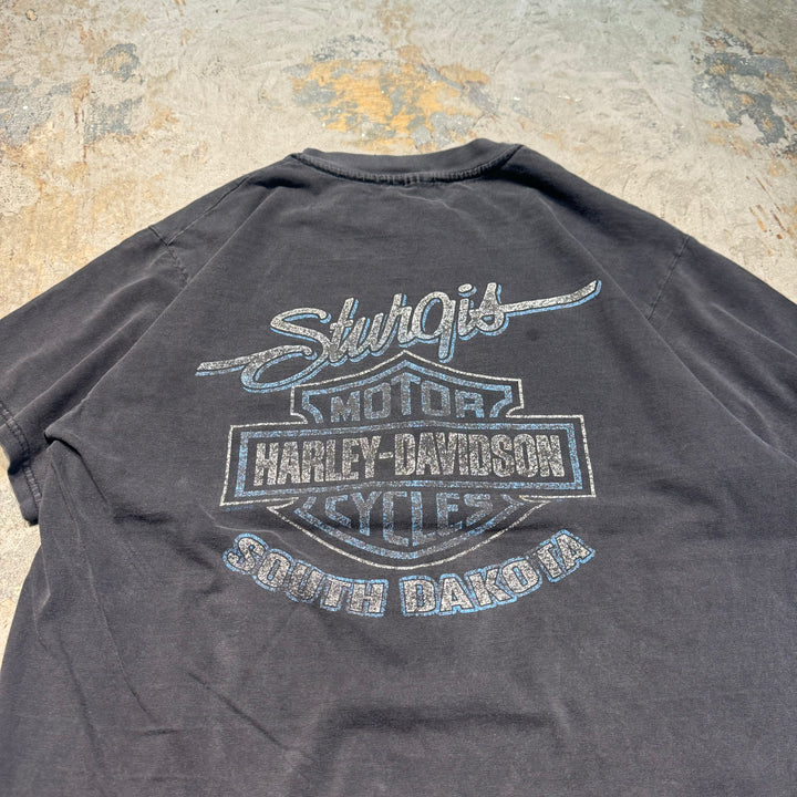 古着 USA製 Harley-Davidson/ハーレーダビッドソン/ プリントTシャツ/ サイズS相当