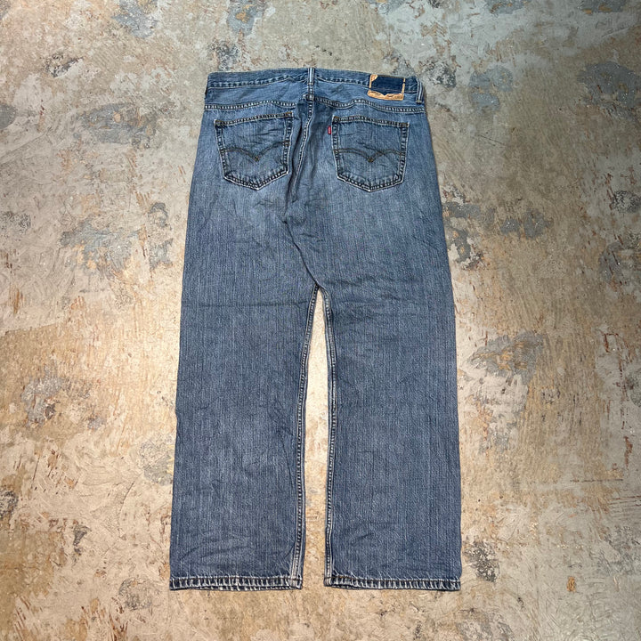 二手服裝Levi的/Levi的/牛仔褲/牛仔褲/569/實際尺寸35 x 30