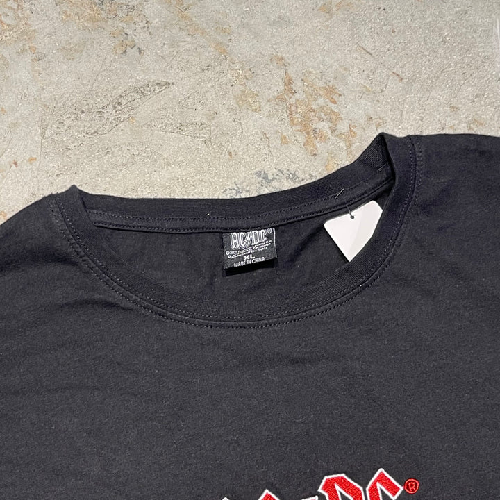 빈티지 AC/DC/ACDC/밴드 티셔츠/크기 XL
