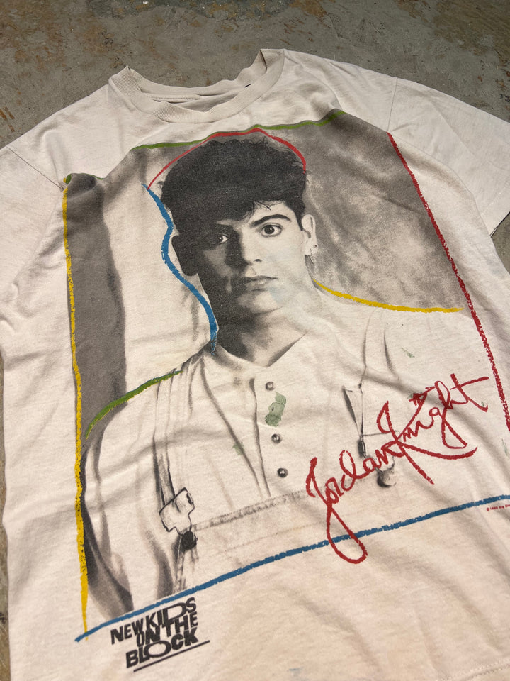 #MA147 古着 99's ニュー・キッズ・オン・ザ・ブロック / ジョーダン・ナイト /  ヴィンテージ シングルステッチ プリントTシャツ/サイズM相当