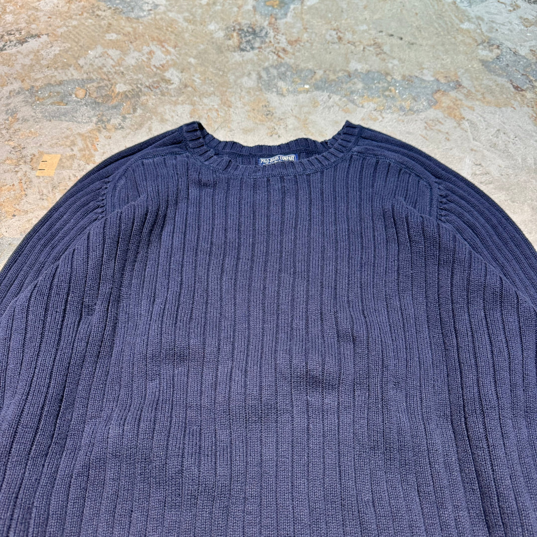 Used clothing POLO JEANS COMPANY/ Polo Jeans Company/ Crew neck cotton knit sweater/ Size XL