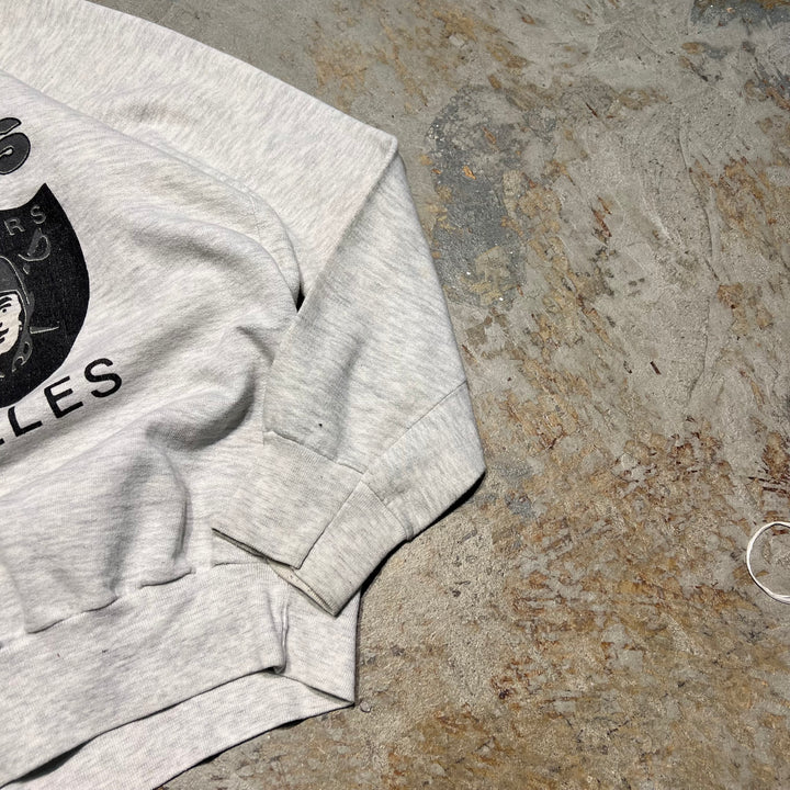 #3996 古着 Unknow/Crew neck sweat/クルーネックスウェット/RAIDERS LOSANGELES/MADE IN U.S.A/サイズ L