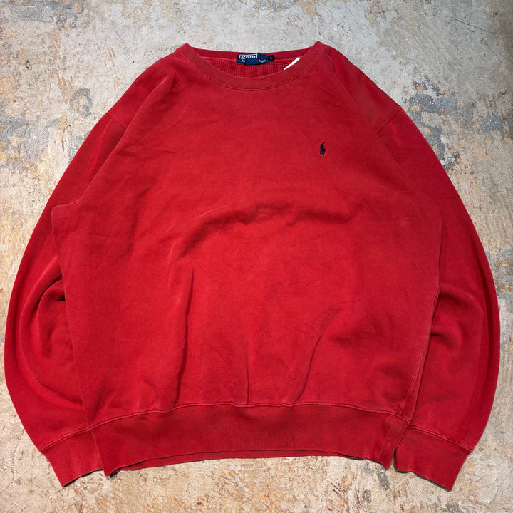 古着 90's〜 POLO by Ralphlauren/ ポロバイラルフローレン/ クルーネックスウェット/ サイズL