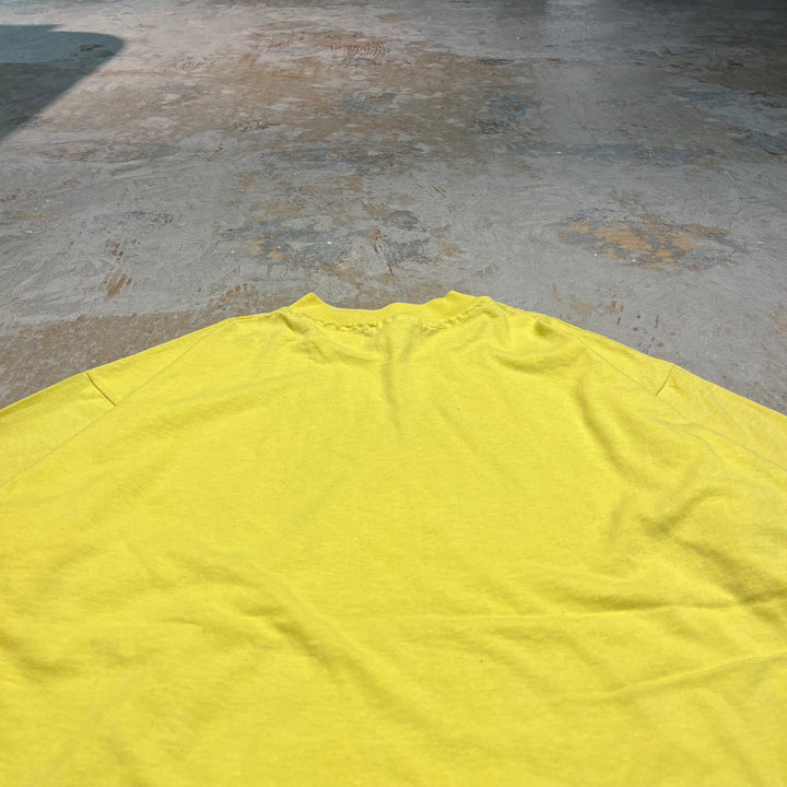 #4499 古着 80's~ hanes/short sleeve print t-shirt Tee/半袖プリントTシャツ/シングルステッチ/サイズXL