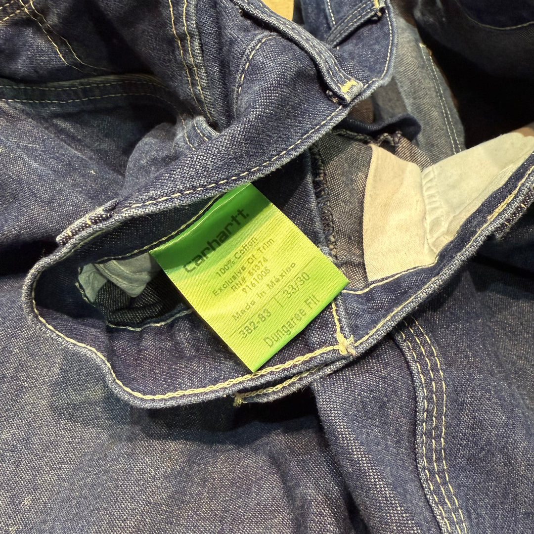 Used clothing Carhartt/ Carhartt/ Denim painter pants/ Actual size 34 x 30