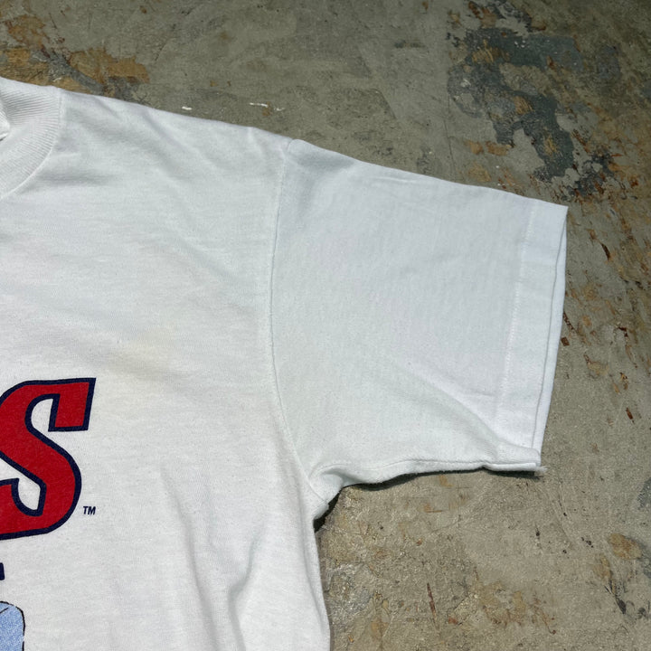 古着 80's オニータ/ミネソタ・ツインズ/MLB/ワールドシリーズ チャンピオンズ/ヴィンテージ シングルステッチ プリントTシャツ / サイズL