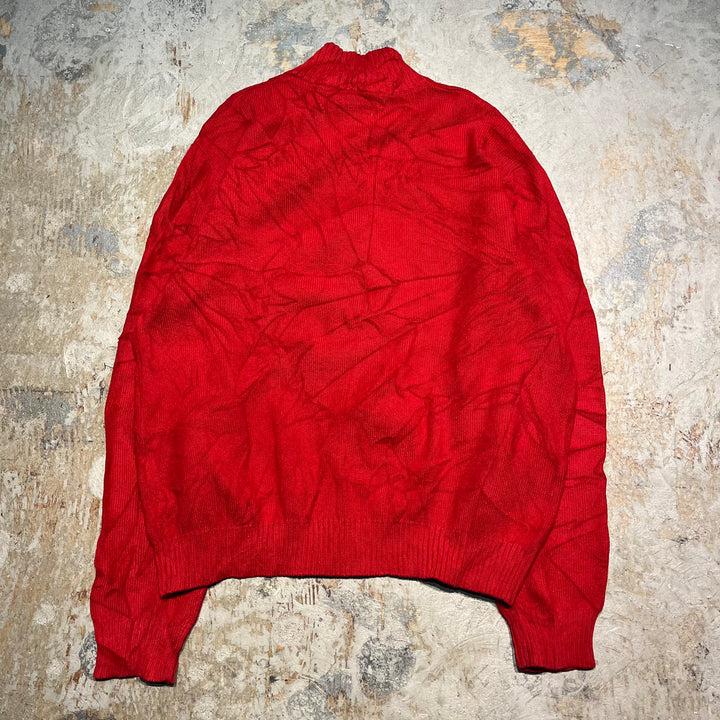 #3618古着/ラルフローレン/POLObyRalphLauren/ジップアップニット/zip up knit/サイズXXL