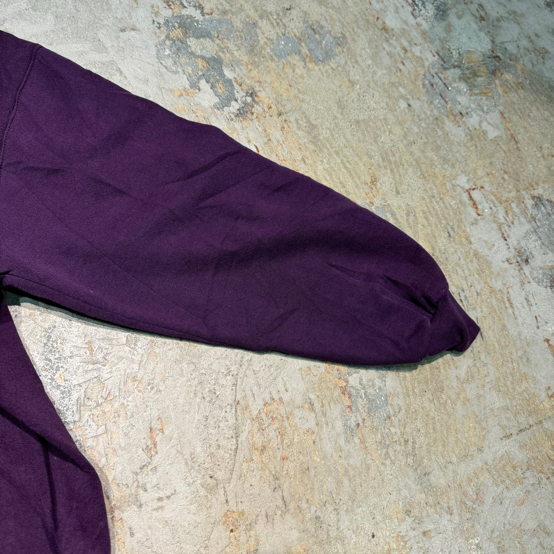 Used clothing Made in USA 80's~ RUSSELLATHLETIC/Russell Athletic/Crew neck blank sweatshirt/Plain/Size XL