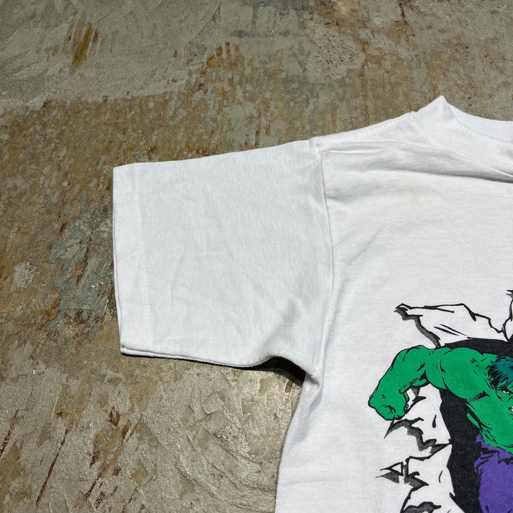 #4468 古着 91's Marvel/マーベル/short sleeve t-shirt Tee/半袖シャツ/シングルステッチ/MADE IN U.S.A/サイズL