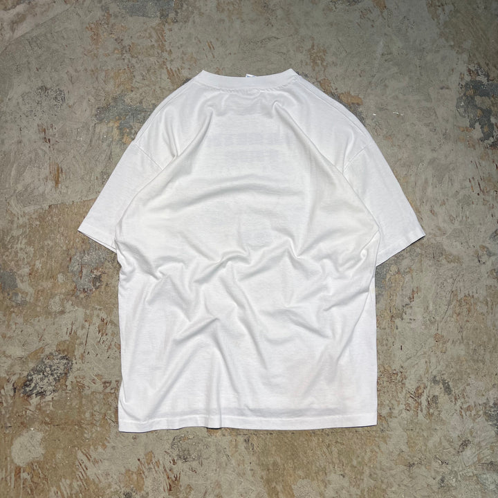 #4807 古着 90's~ /USA製/Hanes.  ヘインズ/Kahn's 企業系/ヴィンテージ シングルステッチ Tシャツ/サイズM