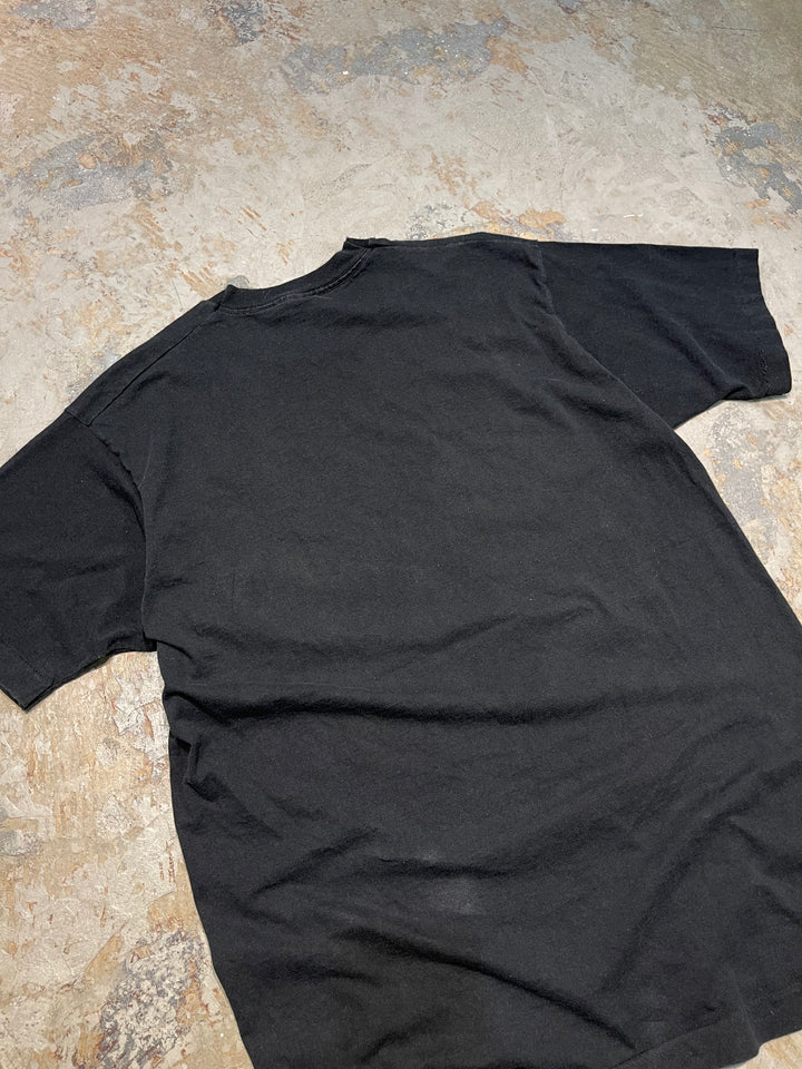 #MA164 古着 USA製 90's フルーツオブザルーム / KOOL / クール / 企業系  / ヴィンテージ シングルステッチ プリントTシャツ/サイズXL