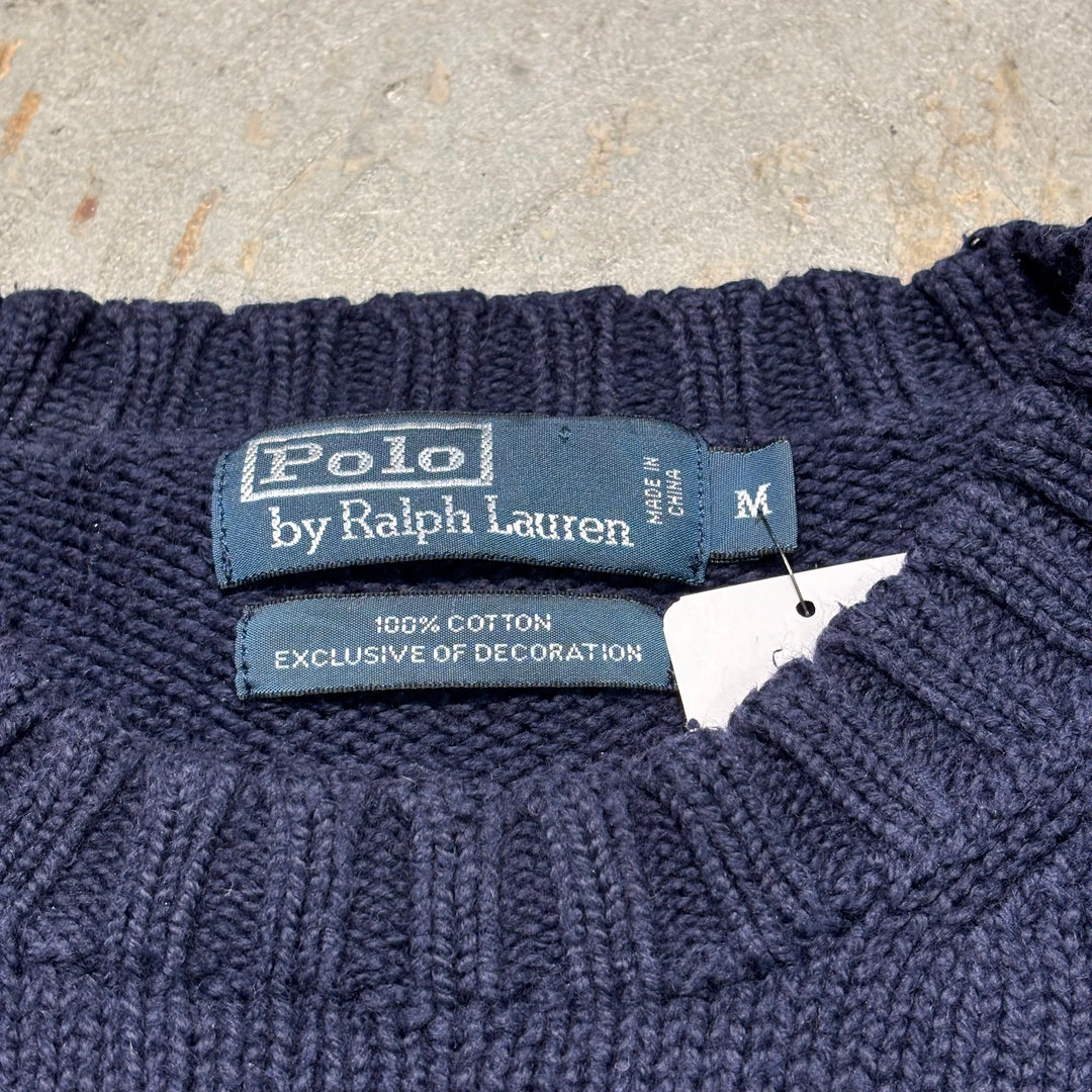 Ralph Lauren/Polo Ralph Lauren/Crew Neck Knit Sweater/Size M의 빈티지 폴로