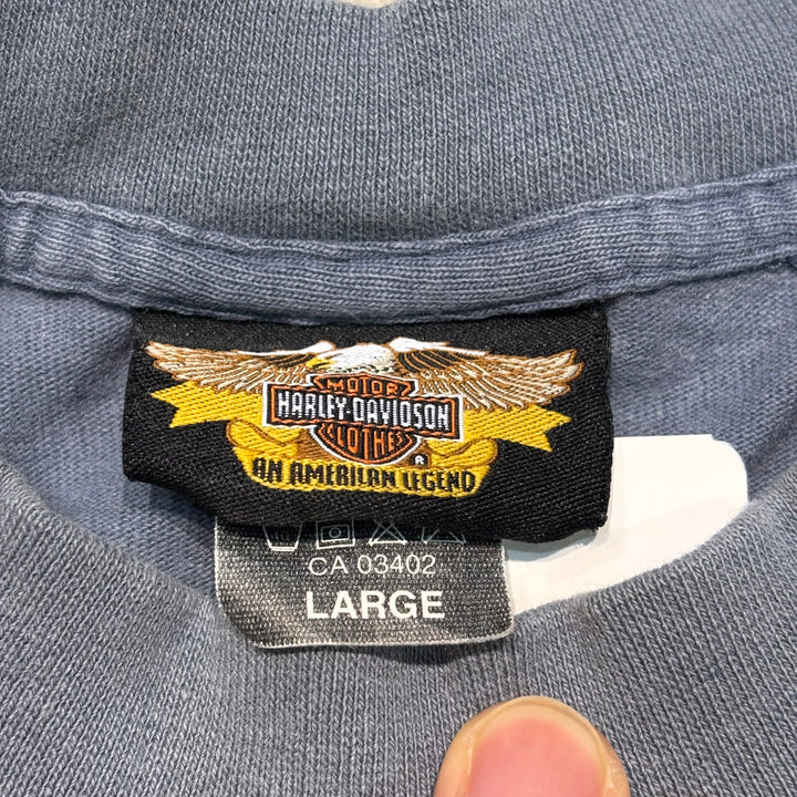 古着 USA製 Harley-Davidson/ハーレーダビッドソン/ プリントTシャツ/ サイズL