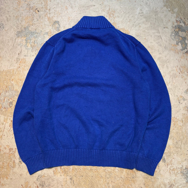 Used clothing POLO by Ralph Lauren/ Polo Ralph Lauren/ Half zip knit sweater/ Size L