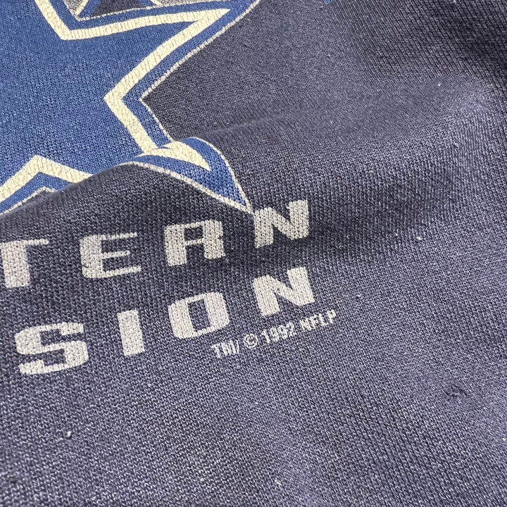 #3980 古着 Unknow/Crew neck sweat/クルーネックスウェット/DALLAS NTL COWBOYS/サイズXL