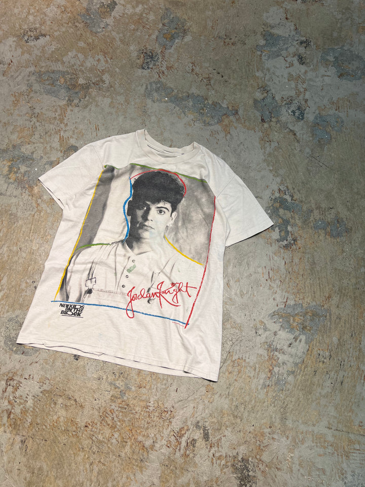 #MA147 古着 99's ニュー・キッズ・オン・ザ・ブロック / ジョーダン・ナイト /  ヴィンテージ シングルステッチ プリントTシャツ/サイズM相当