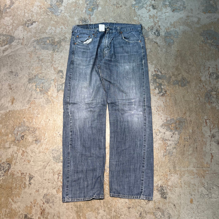二手衣服Levi的/Levi的/牛仔褲/牛仔褲/569/實際尺寸36 x 31