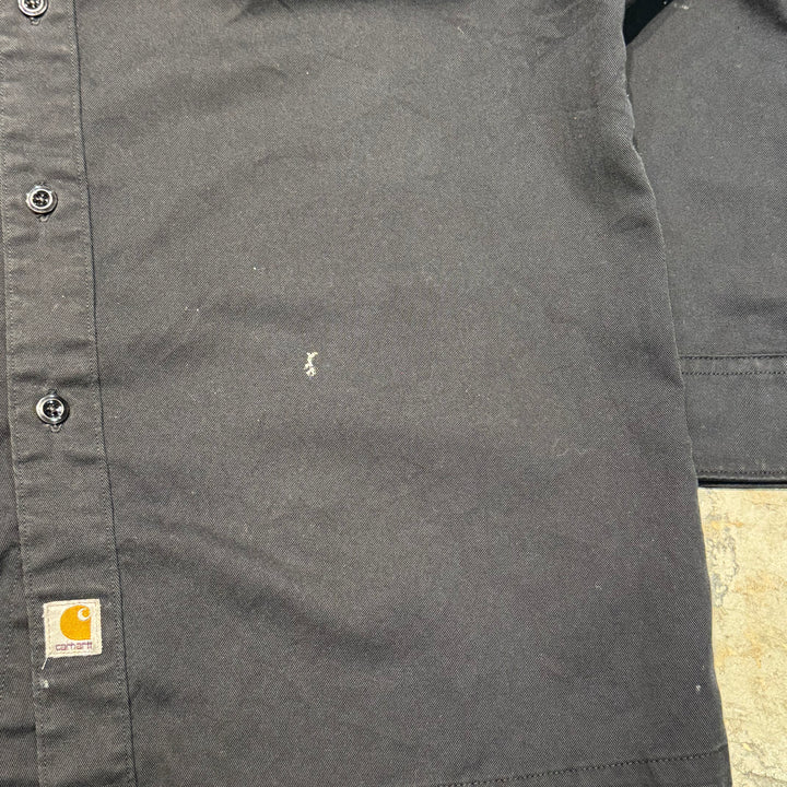Used clothing carhartt/Carhartt/Long sleeve work shirt/Plain/Size M