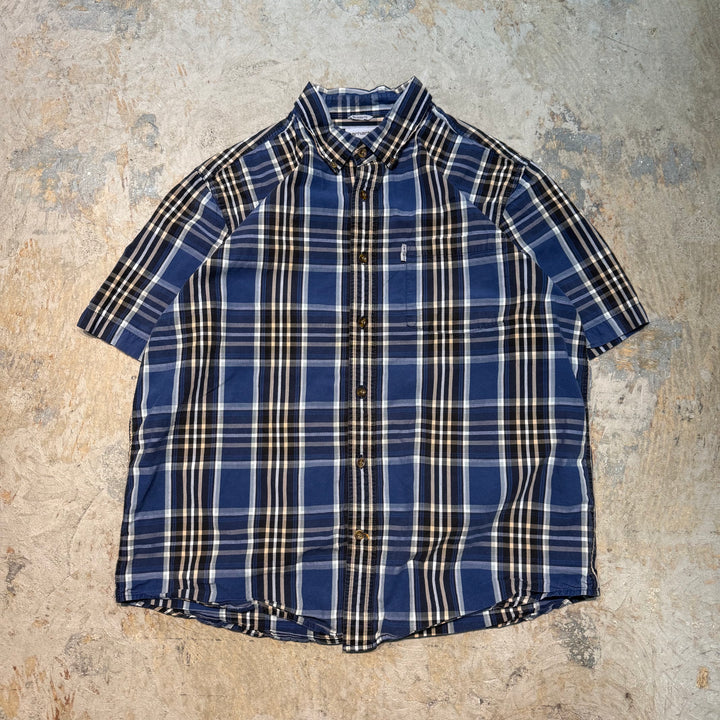 Used clothing carhartt/ Carhartt/ Button-down short sleeve shirt/ Checkered pattern/ Size XL