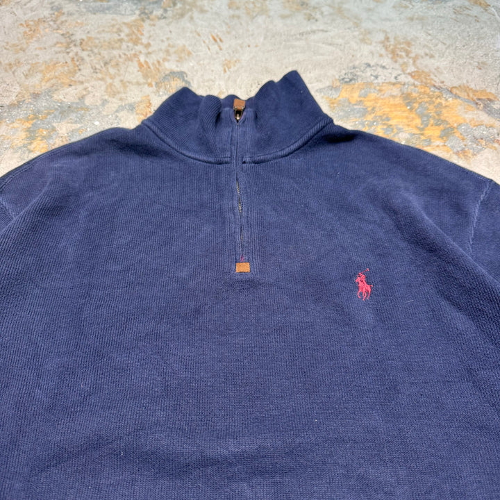 旧衣POLO by Ralph Lauren/ POLO by Ralph Lauren/半拉链针织毛衣/尺寸M