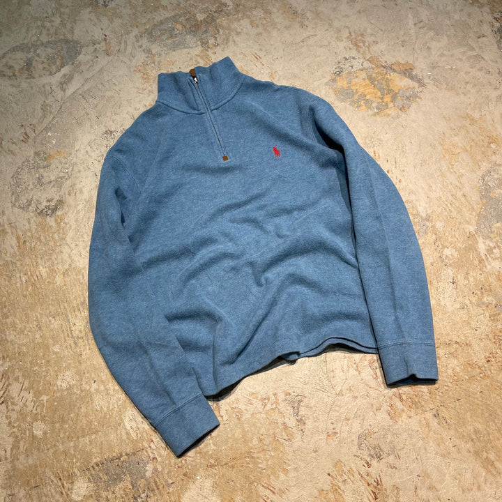 #3862 古着 POLO by Ralph Lauren/ポロバイラルフローレン/Half zip knit/ハーフジップニット/サイズS