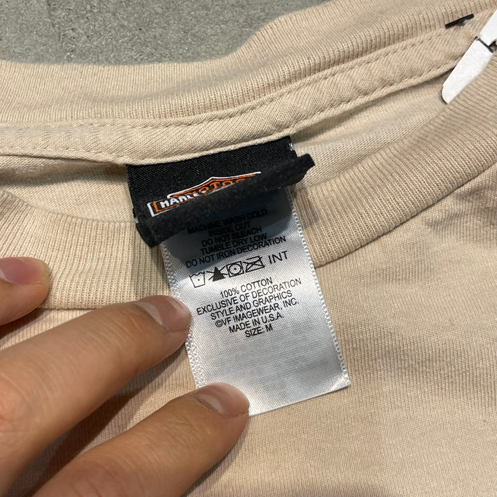 Used clothing Made in USA Harley-Davidson / Juneau Store, Alaska / Long T-shirt / Size M