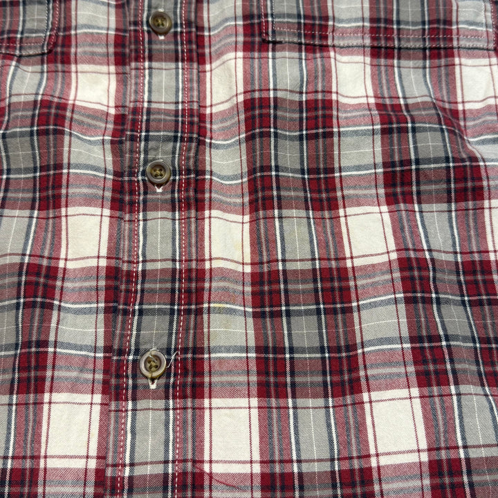 Used clothing carhartt/Carhartt/Button-down short sleeve shirt/Checked pattern/Size L