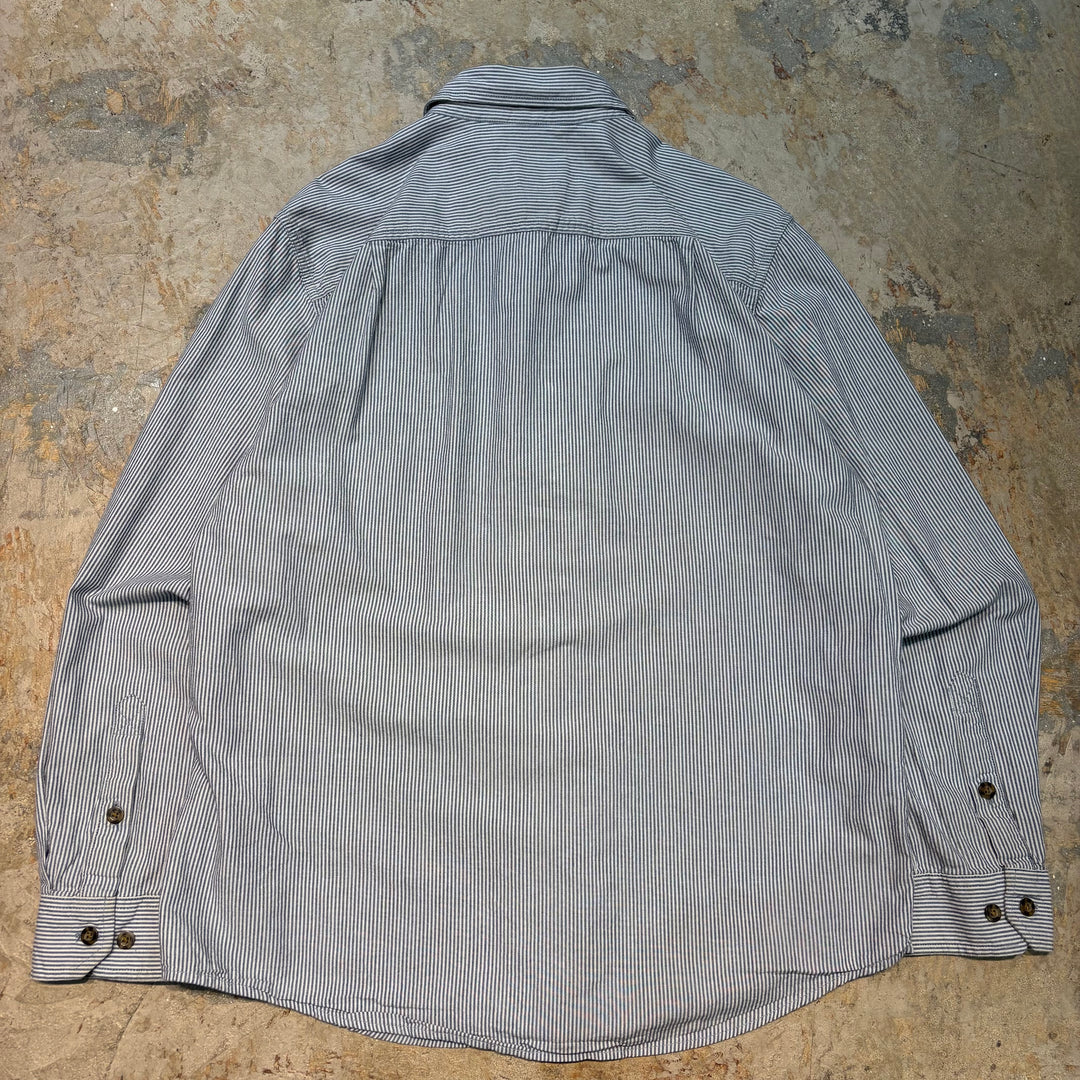 Used clothing carhartt/Carhartt/Button-down long sleeve shirt/Stripe/Size M