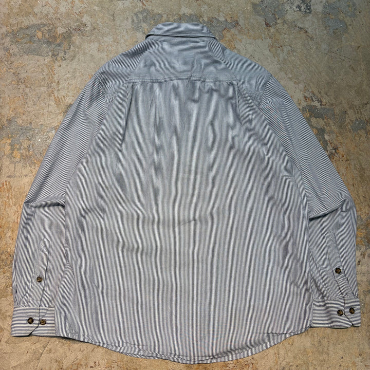 Used clothing carhartt/Carhartt/Button-down long sleeve shirt/Stripe/Size M