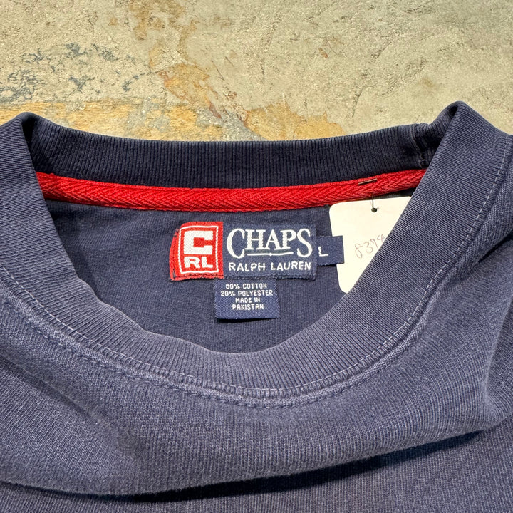 古着 90's〜 CHAPS Ralphlauren/ チャップスラルフローレン/ クルーネックスウェット/ サイズL