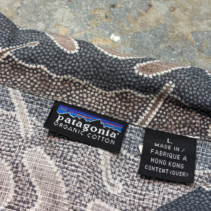 古着 00's〜 Patagonia/ パタゴニア/ 総柄ショートスリーブ半袖シャツ/ サイズL