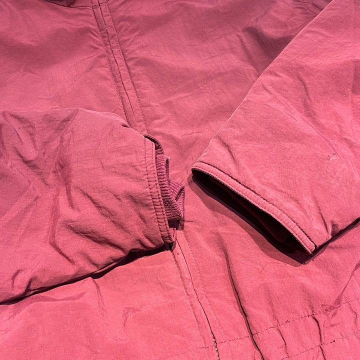 #3721 Used clothing 80's~90's L.L.Bean /Nylon Jacket /Padded nylon jacket / Fleece lining / Size M