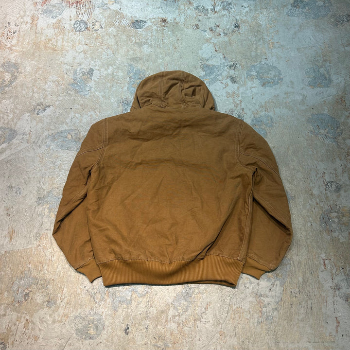 Used clothing carhartt/ Carhartt/ Active jacket/ Duck fabric/ Plain/ Padded/ Size L