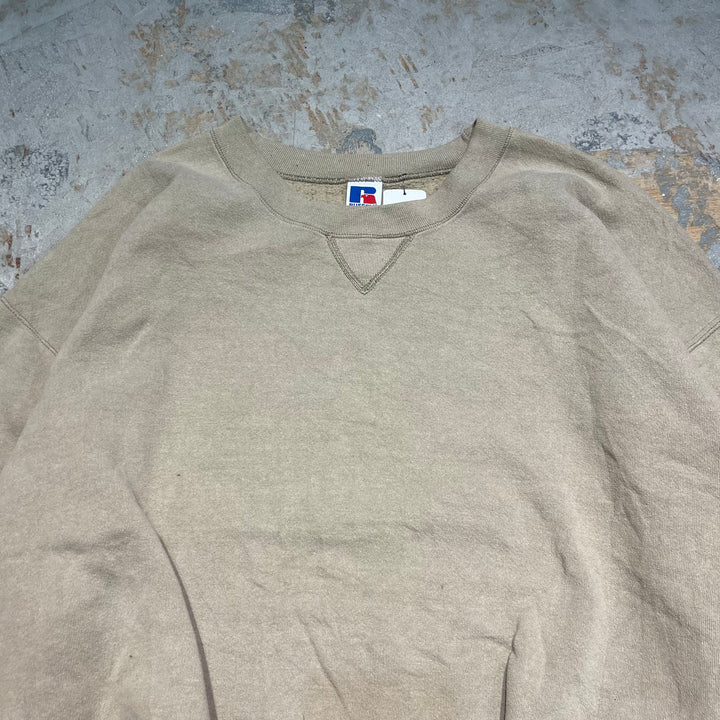 #3510 古着/Russell/ラッセル/Crewneck sweat/クルーネックスウェット/無地/MADE IN U.S.A/サイズXL