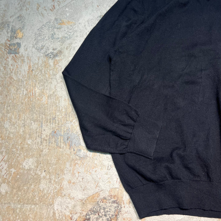 #3713 古着/L.L.Bean/エルエルビーン/コットンニット/Cottonknit/Vネック/サイズXL
