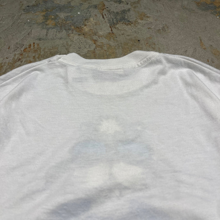 중고 의류 "The City"/cat/동물/빈티지 단일 스티치 프린트 티셔츠/크기 l