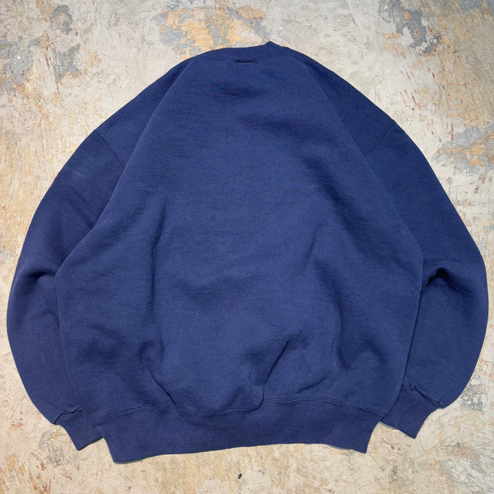 미국 80 년대에서 만든 중고 의류 ~ Russellathletic/ Russell Athletic/ Blank Crew Neck Sweatshirt/ Plain/ Size XL