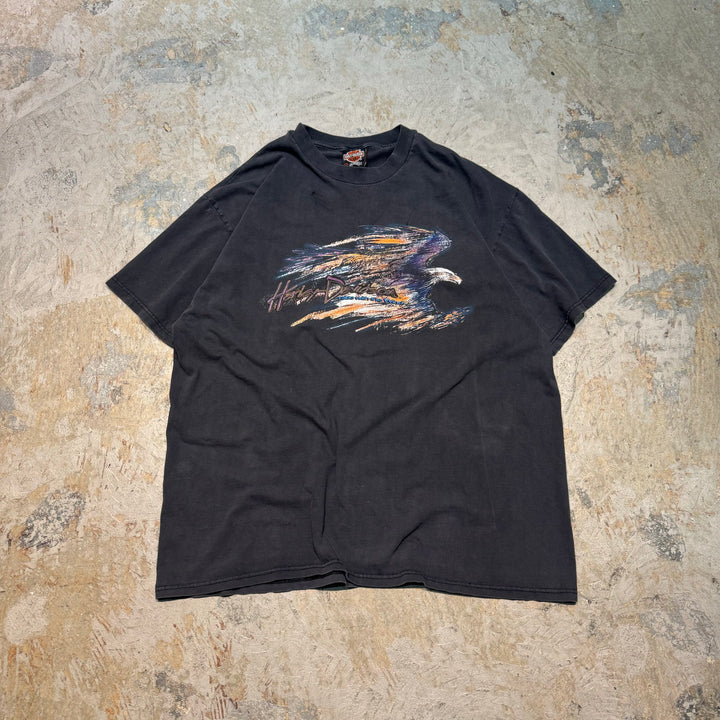 古着 USA製 Harley-Davidson/ハーレーダビッドソン/ プリントTシャツ/ サイズXXL