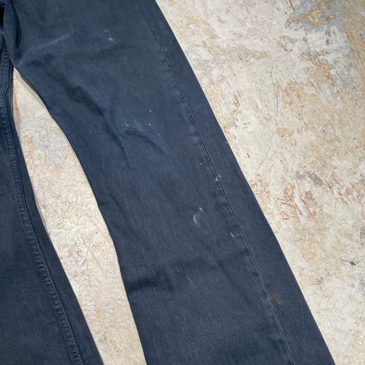 #4771 Used clothing LEVI'S/Levi's/501/Black denim pants/Black denim pants/Made in Pakistan/Dyed/Size 34 x 34