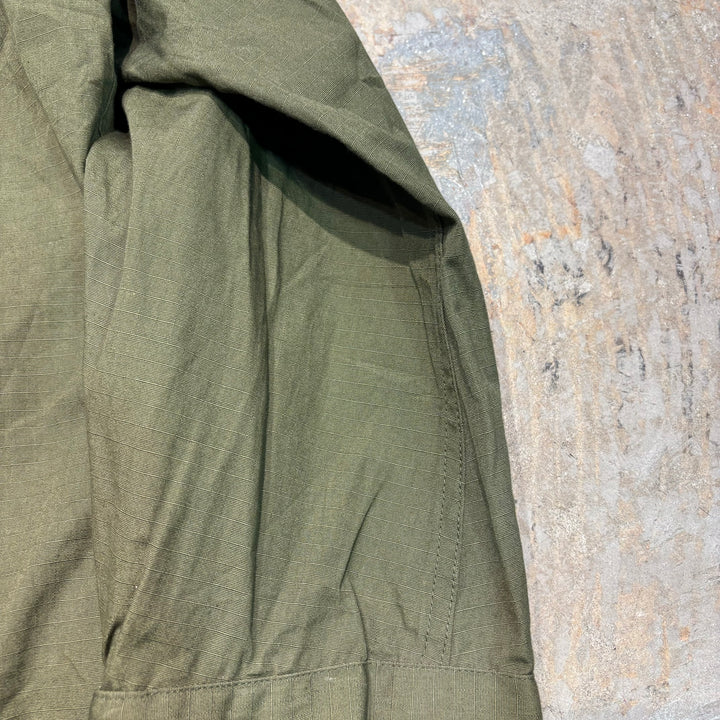 Used clothing Made in USA 60's U.S.ARMY/US Army/Jungle Fatigue Jacket/4th/Ripstop fabric/Size X-Large - Regular
