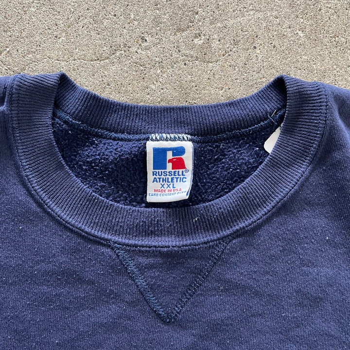 旧衣服RUSSELL ATHLETIC/ RUSSELL ATHLETIC/空白克罗内克湿衫/素色/尺寸M