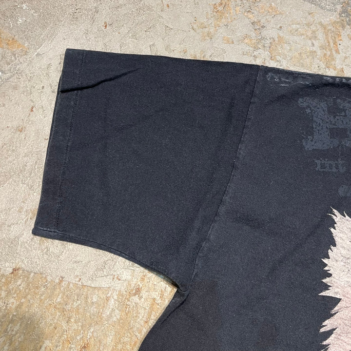 #4844 古着 90's USA製 鷲プリント/アニマルプリントTシャツ/ヴィンテージ/シングルステッチ/サイズXL